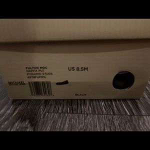 Black Michael Kors ballerina shoes, size 8.5, women.